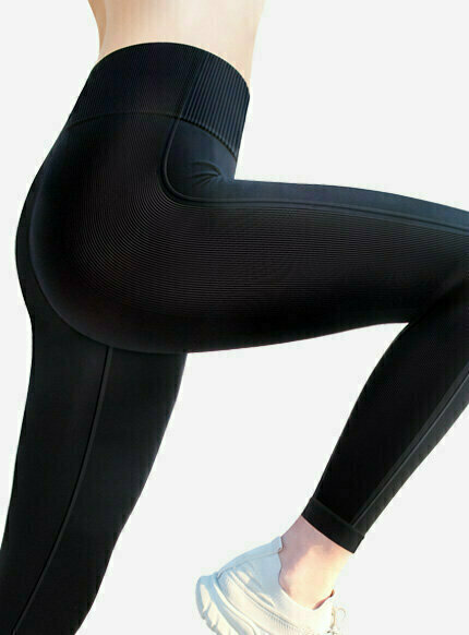 Legginsy z szeroką gumą STRUTTURE 90 den - z wysokim stanem